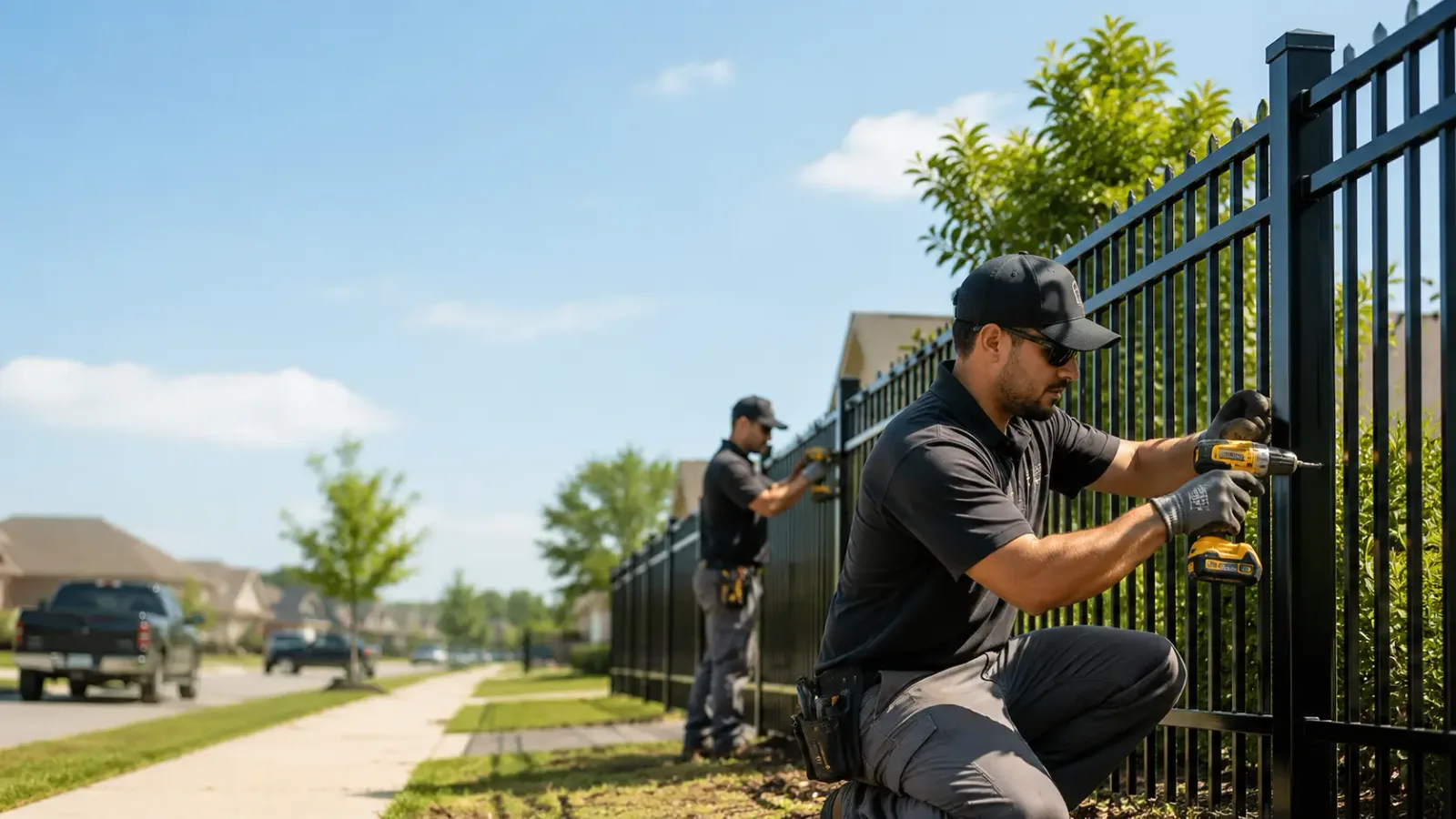 Metal Fence Installation in Marble City, OK
